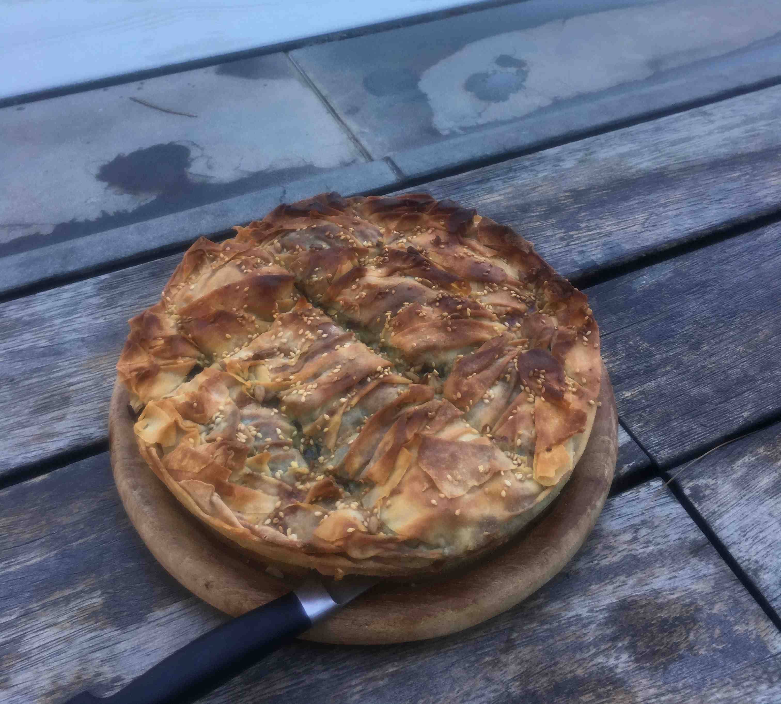 Spinach and Feta Fylo Pie - Inspiration Food Blog
