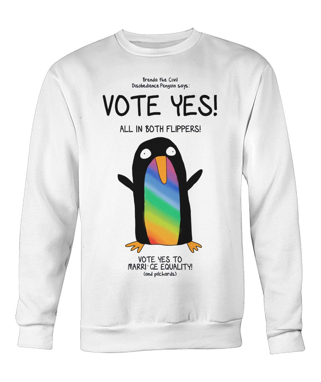 Shop Brenda Says Yes To Marriage Equality Tee Crew Neck Shirts