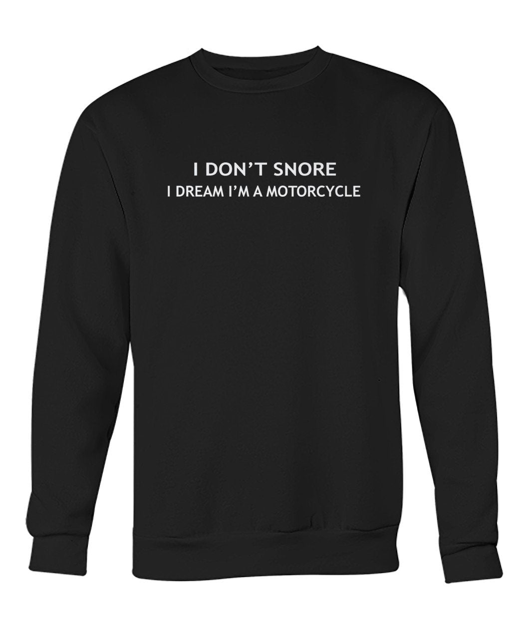 Order Snore Motorcycle Crew Neck T Shirt