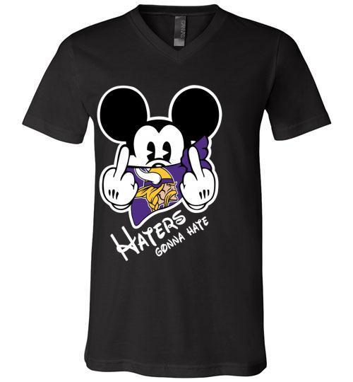 Shop From 1000 Unique Nfl Mickey Team Minnesota Vikings Haters Gonna Hate Shirt
