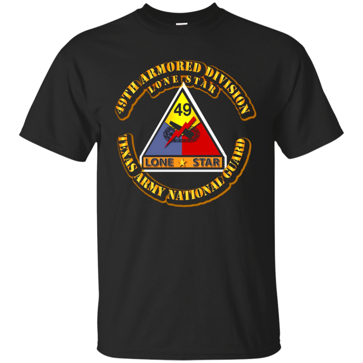 Shop 49th Armored Division Lone Star 49 Lone Star Texas Army National Guard Shirts