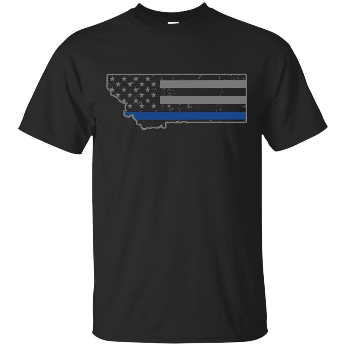 Find Montana Highway Patrol Shirt Thin Blue Line Flag Shirt