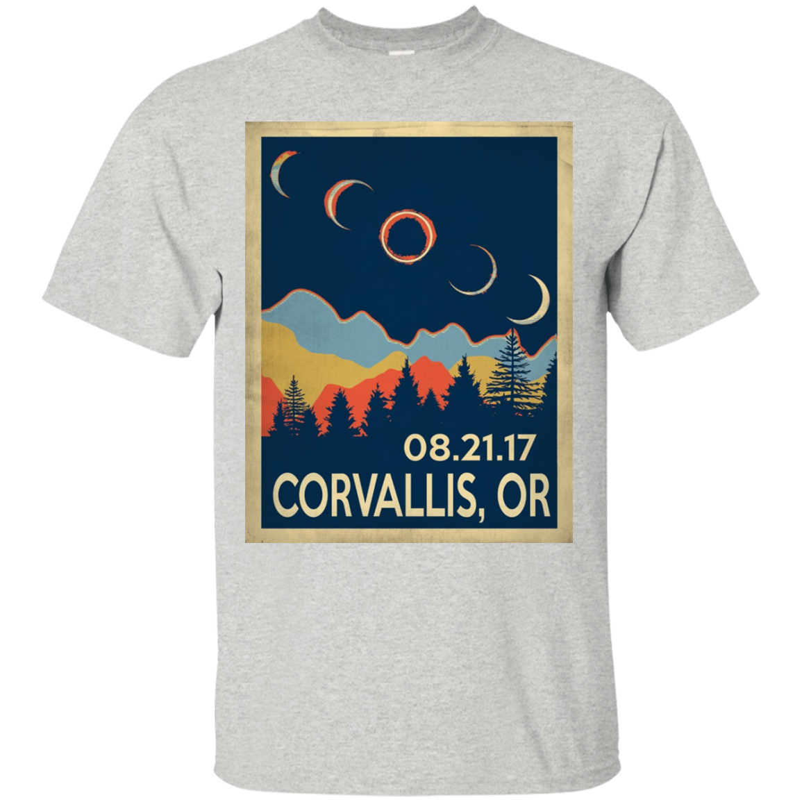 Check Out This Awesome Corvallis Oregon Solar Eclipse 08.21.2017 Tshirt