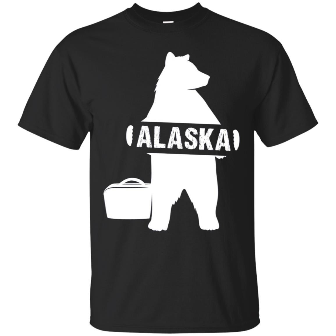 Check Out This Awesome The Hitchhiker Bear, Destination Alaska Funny T-shirt