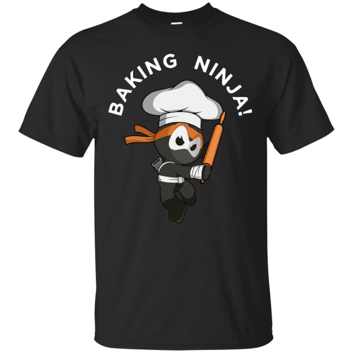 Discover Cool Baking Ninja Shirt, Martial Arts Baker Apparel