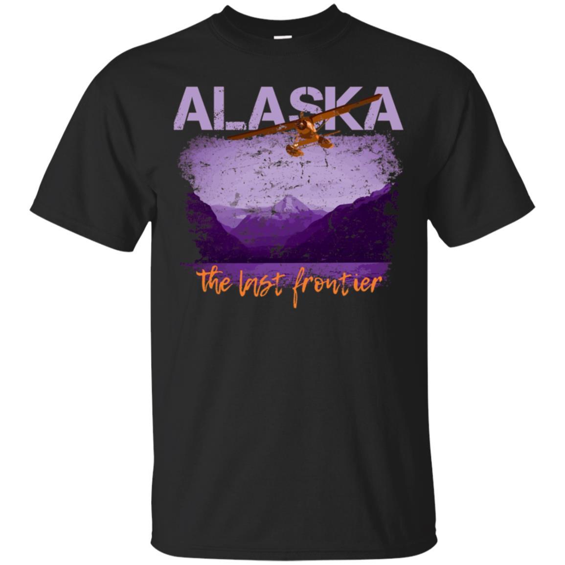 Shop Alaska The Last Frontier With Float Plane T-shirt