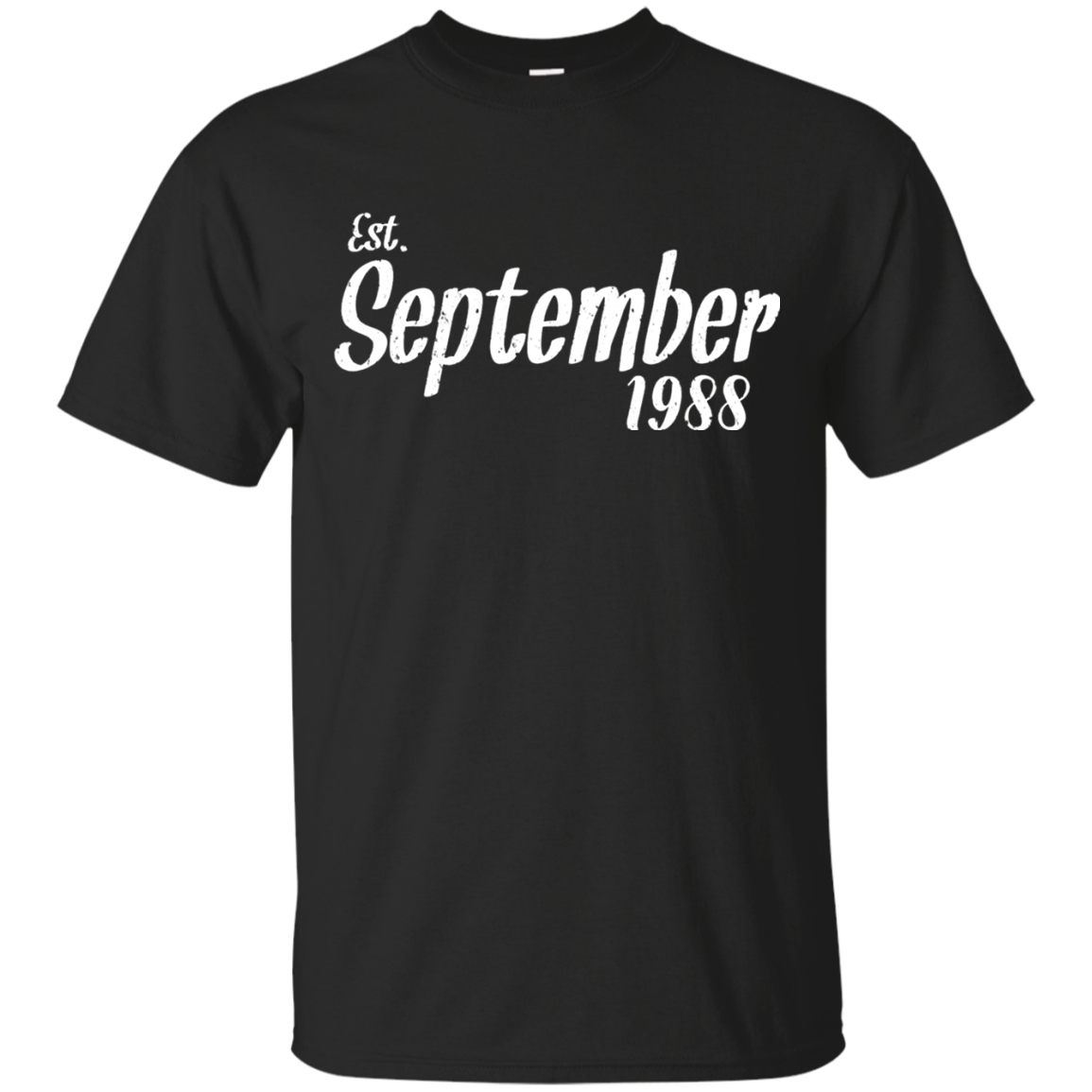 Shop Est September 1988 Shirt Cool 29th Birthday Gifts Tshirt