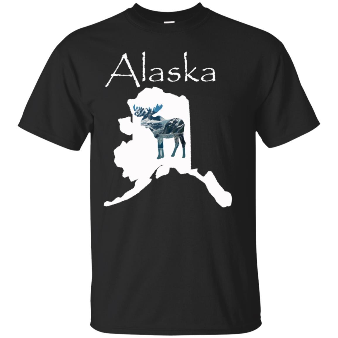 Discover Cool Alaska Is Calling Alaska Moose T Shirt