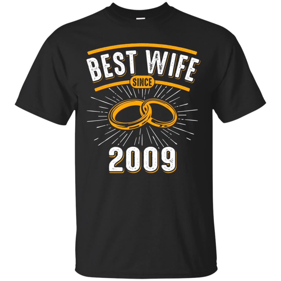 Order Best Wife Since 2009 9 Years Wedding Anniversary 9th Gifts Shirts