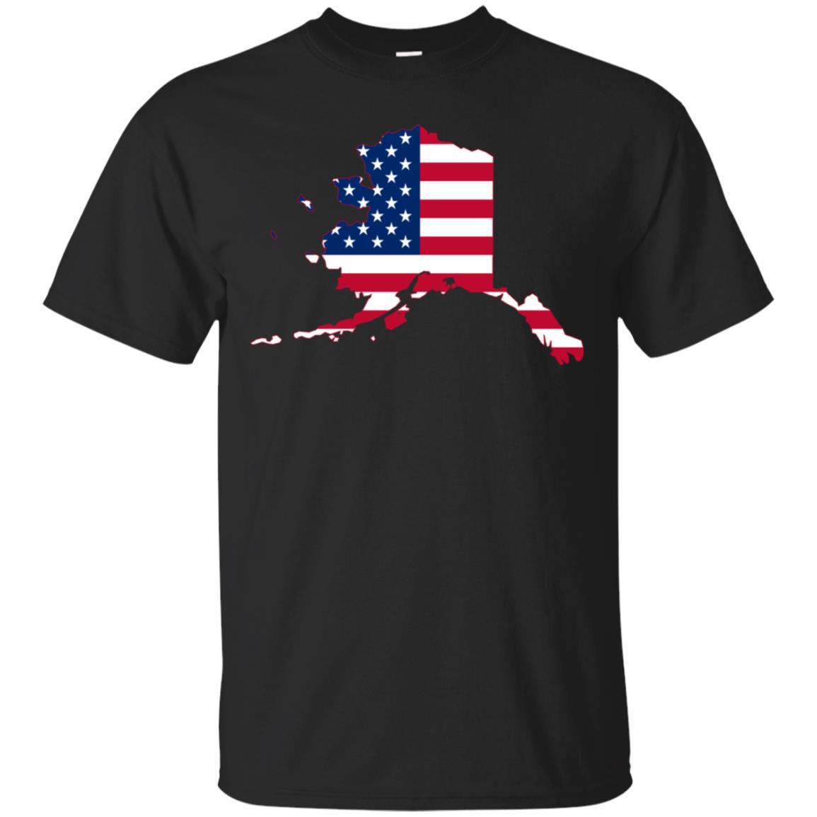 Shop From 1000 Unique Super Awesome Alaska Map Geography Usa Flag Colors T Shirt