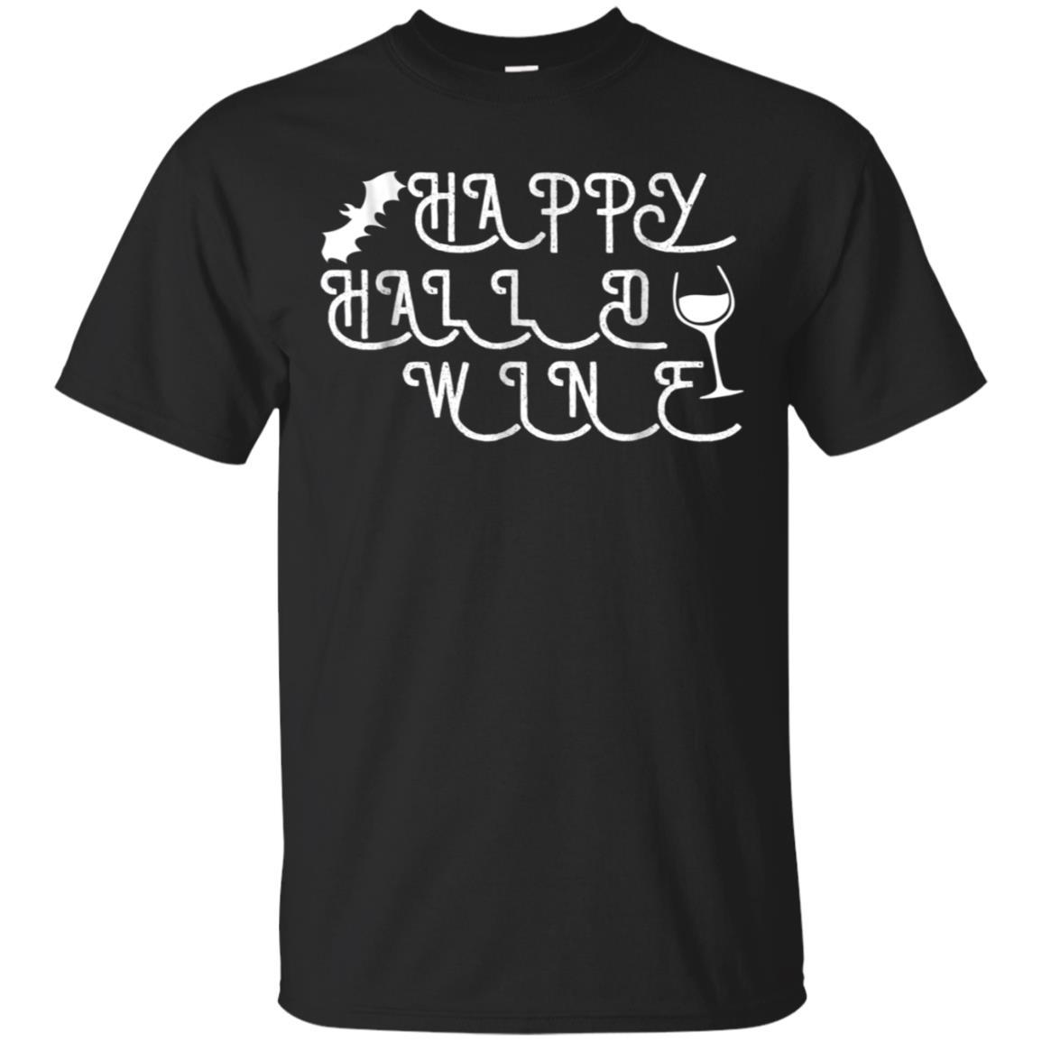 Shop From 1000 Unique Happy Hallowine T Shirt Funny Wine Halloween Gift