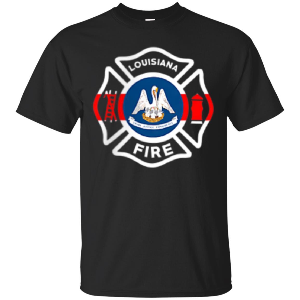 Shop Louisiana Fire Departt Firefighters Fire T Shirt