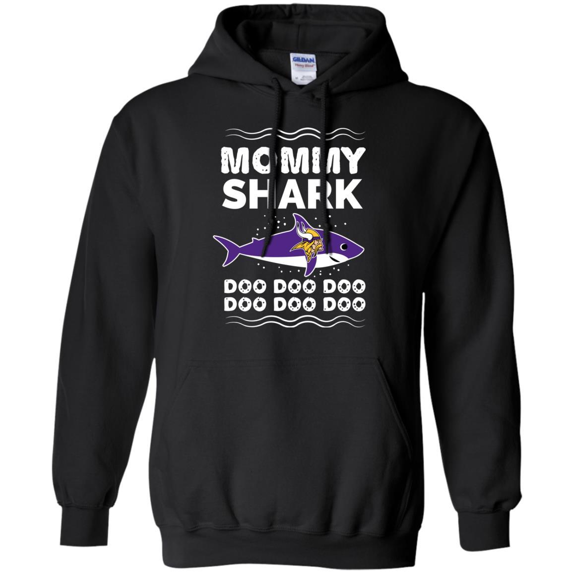 Buy Mommy Shark Minnesota Vikings Doo Doo Doo Shirts