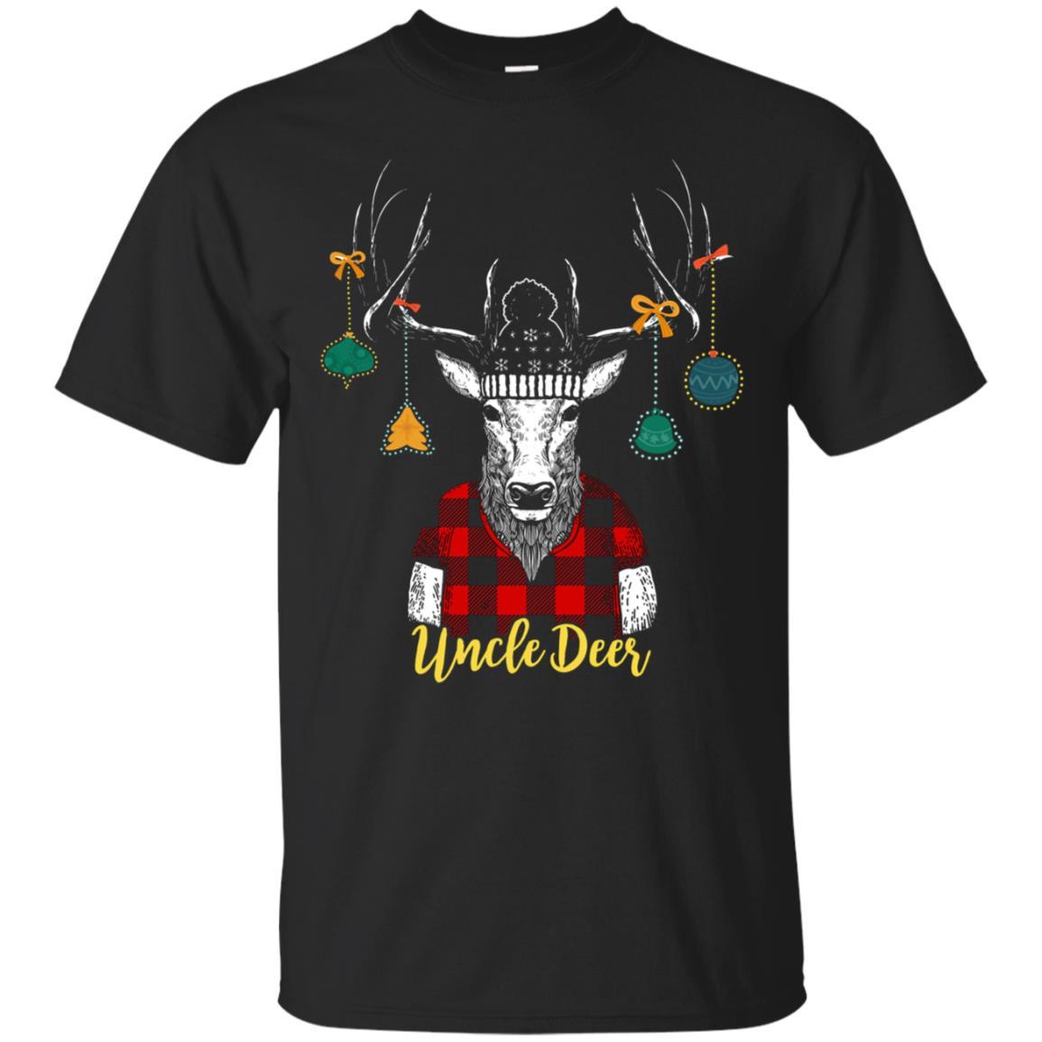 Check Out This Awesome Uncle Deer Plaid Christmas T-shirt