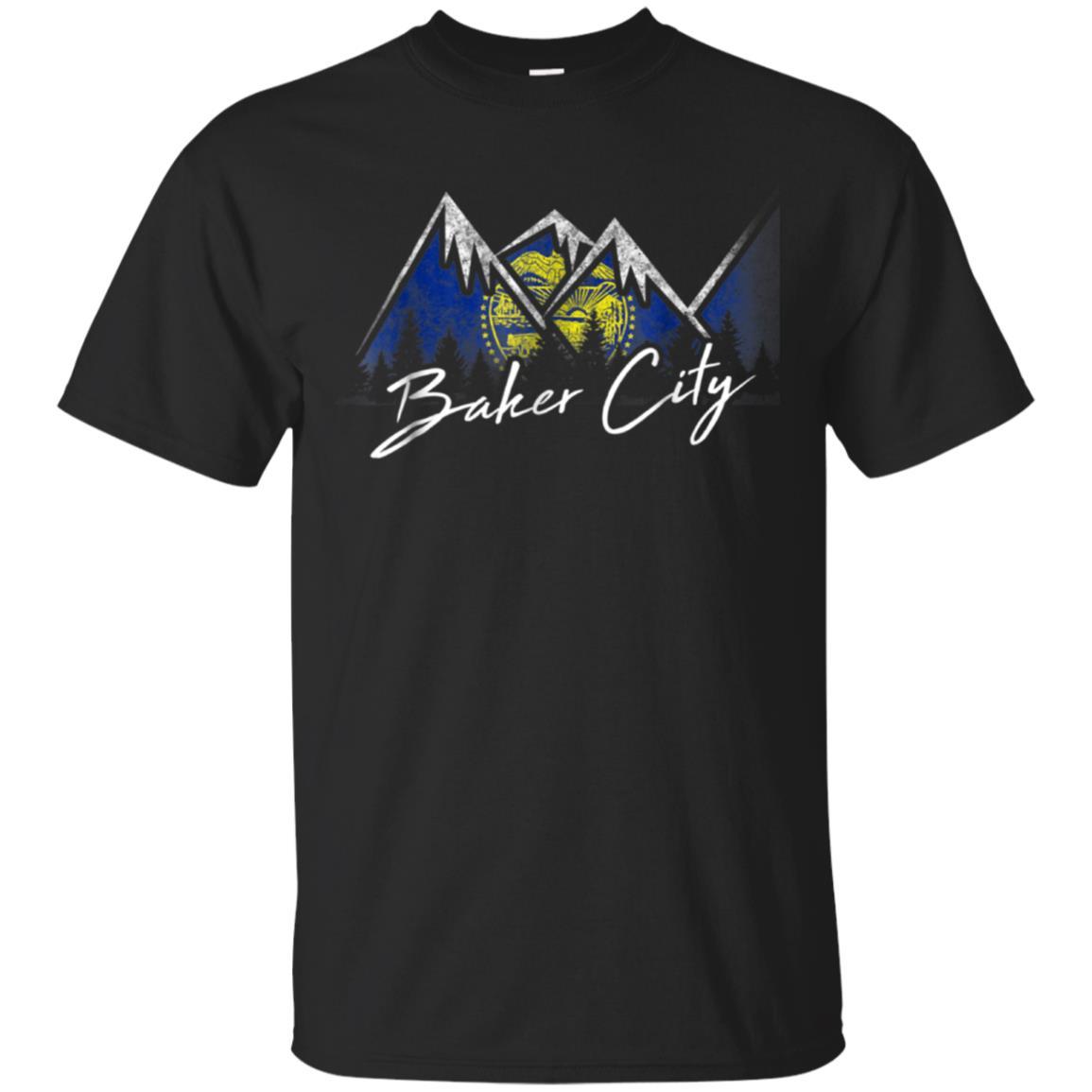 Shop From 1000 Unique Baker City Oregon Flag Mountains Shirt State Souvenir Gift