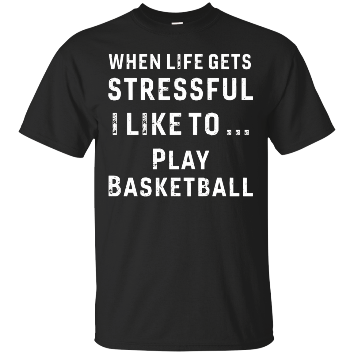 Shop Funny Basketball Gifts For Stressed Players T Shirt