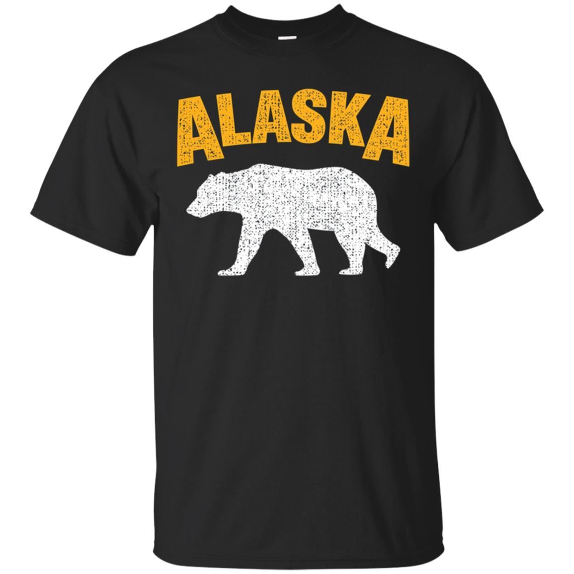 Shop Alaska State With Bear Distressed T-shirt