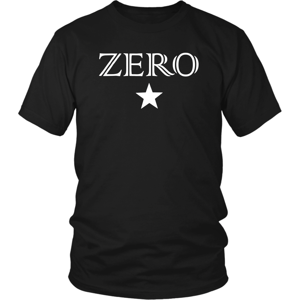 Shop From 1000 Unique Zero Star Unisex T-shirt