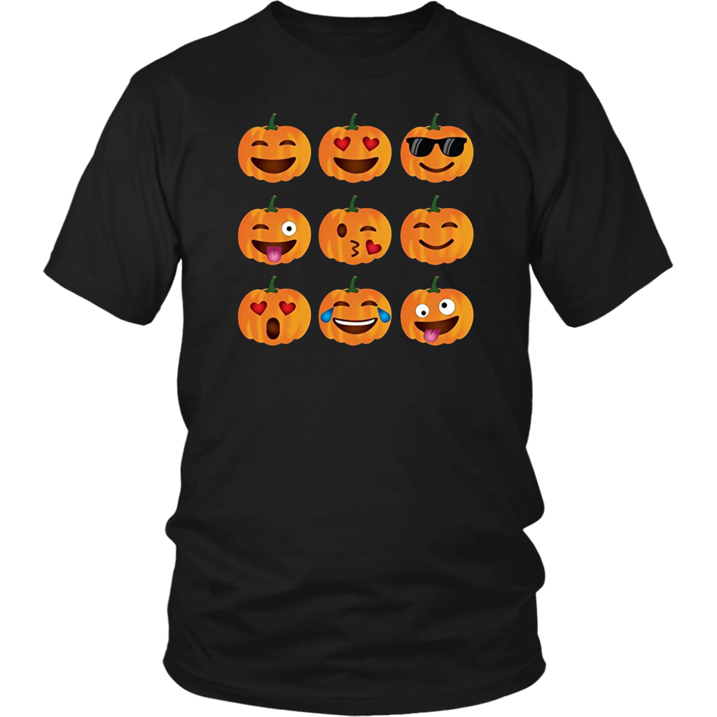 Get Here Pumpkin Emoji T-shirt, Pumpkin Shirt Emoji Halloween Costume