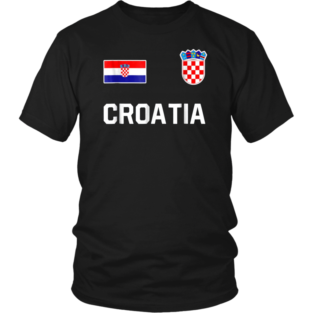 Get Here Croatian Flag Hrvatska Soccer T