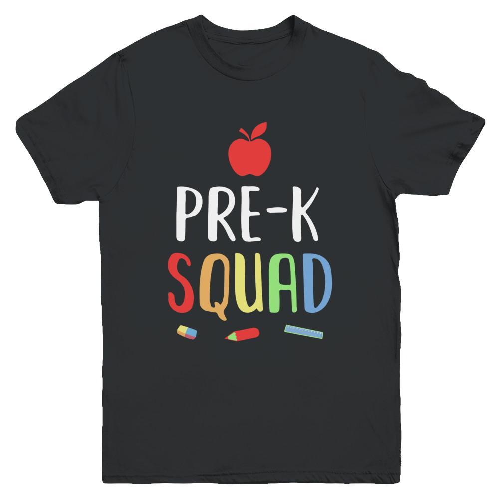 Discover Cool Pre-k Preschool Squad Back To School Tea Gift Shirts