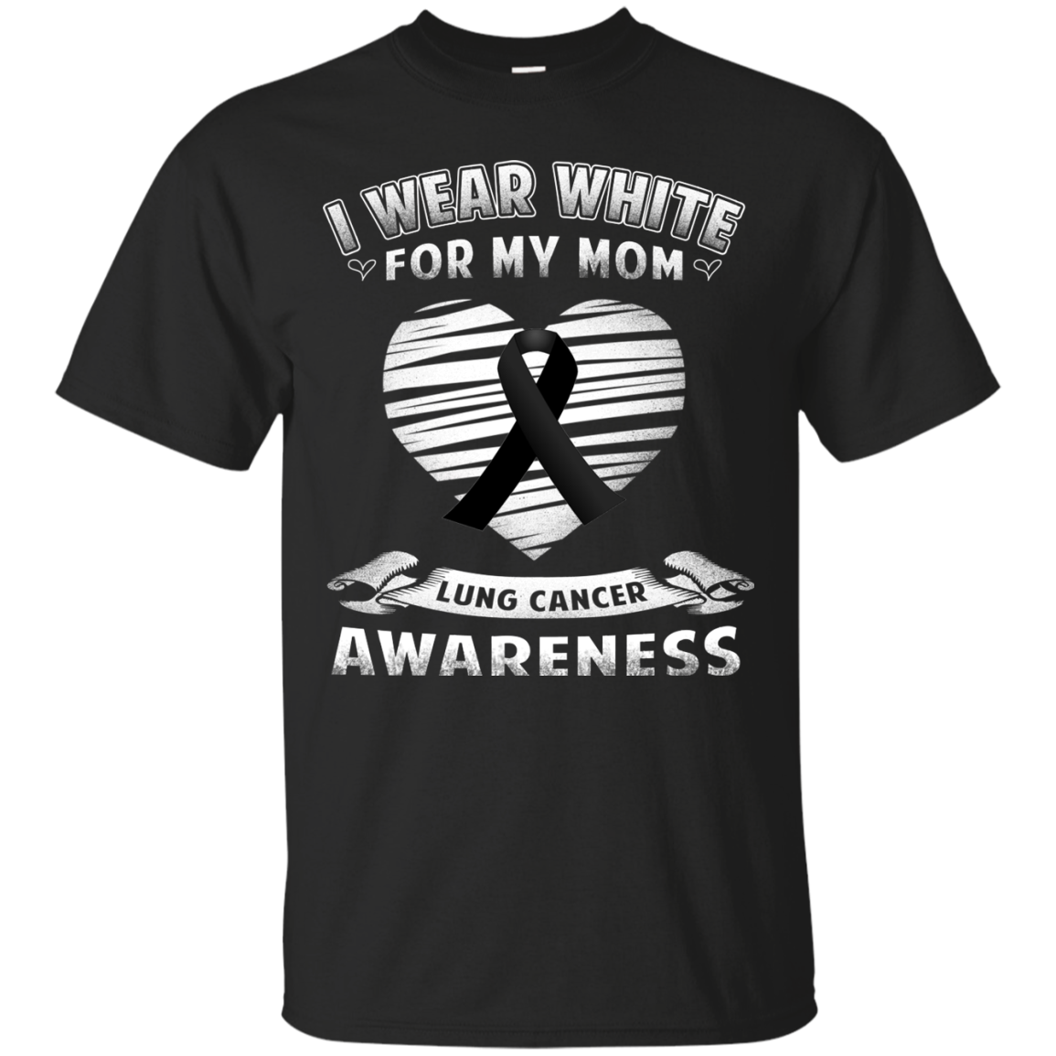 Shop From 1000 Unique I Wear For My Mom Lung Cancer Awareness T-shirt