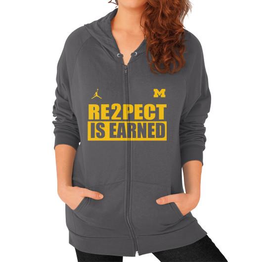 Discover Cool Michigan Respect Is Earned Michigan Respect Is Earned Zip (on W Shirts