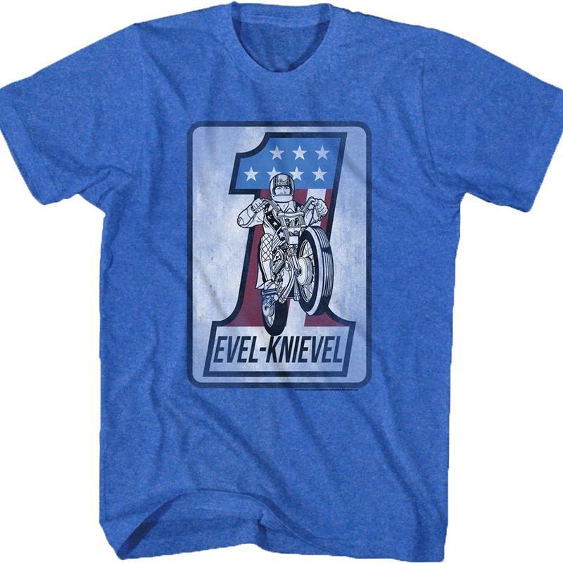  Motorcycle Evel Knievel T Shirt
