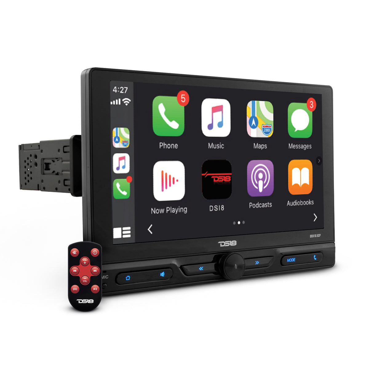 Radio Player 5in Car Stereo Bluetooth Single Din Touch Screen Carplay  Android