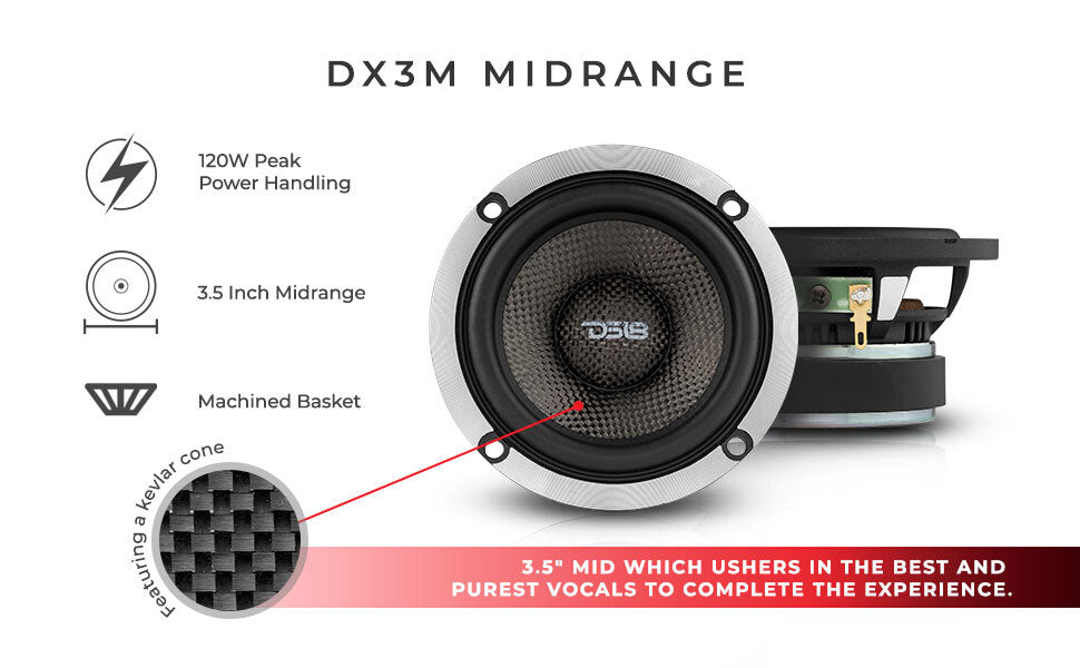 DS18 MIDRANGE COMPONENT SET