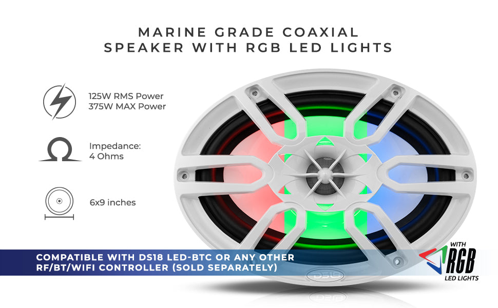 DS18 MARINE SPEAKER DS18 BOAT SPEAKER WATERPOOF SPEAKER BOCINA WATERPROOF SPEAKER