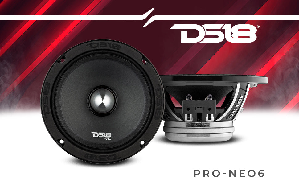 ds18 neodymium bullet mid range loudspeaker 500 watts