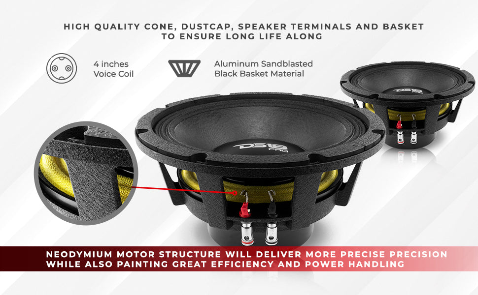 ds18 neodymium mid-bass loudspeaker 1000 watts