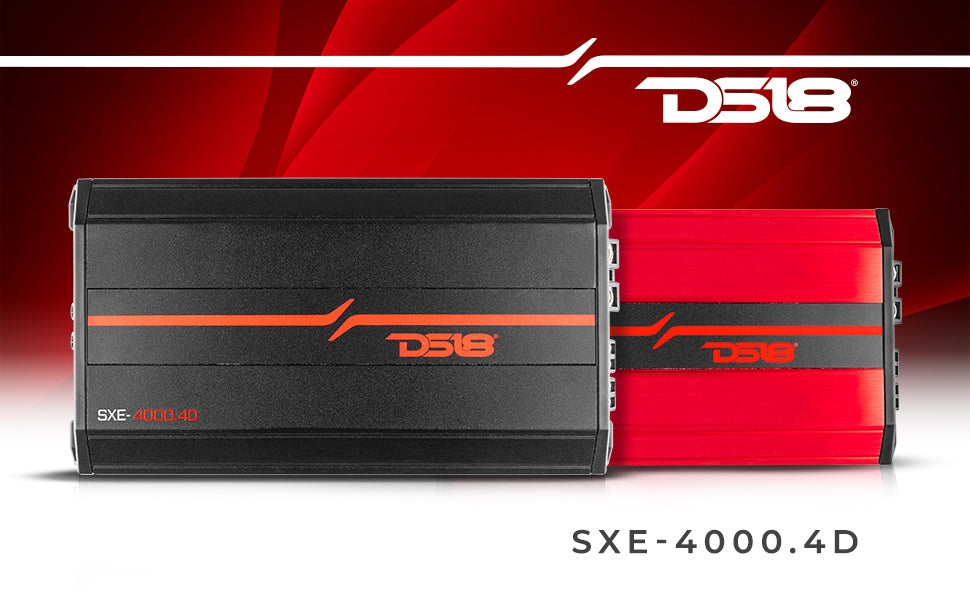 Ds18 Sxe-4000.4d Class d 4-channel Full-range Car Amplifier