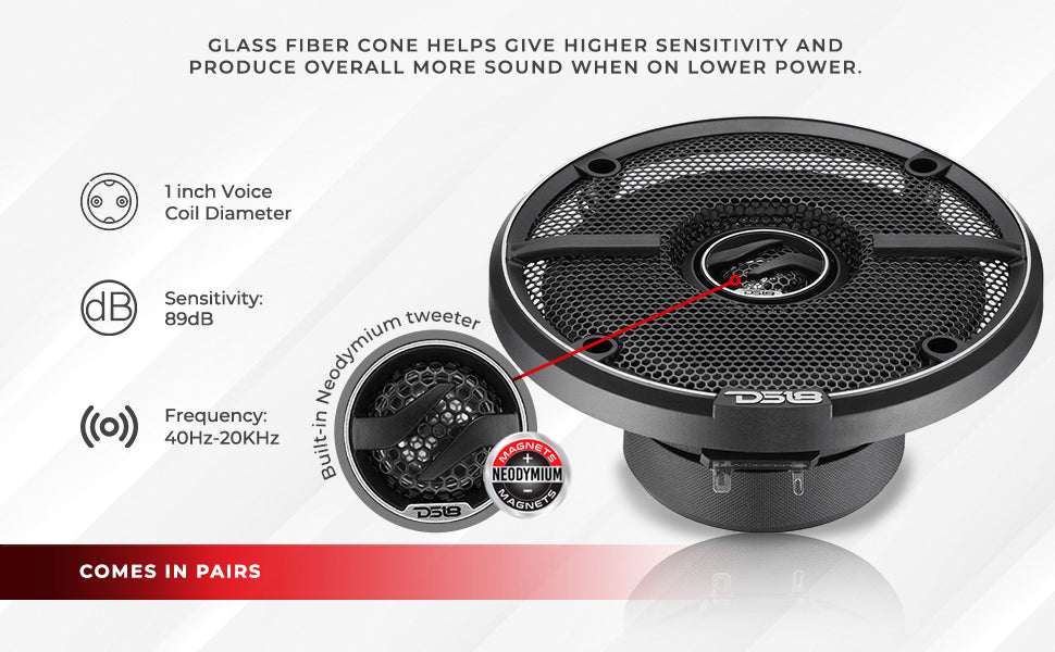 2-way coaxial speakers with kevlar cone