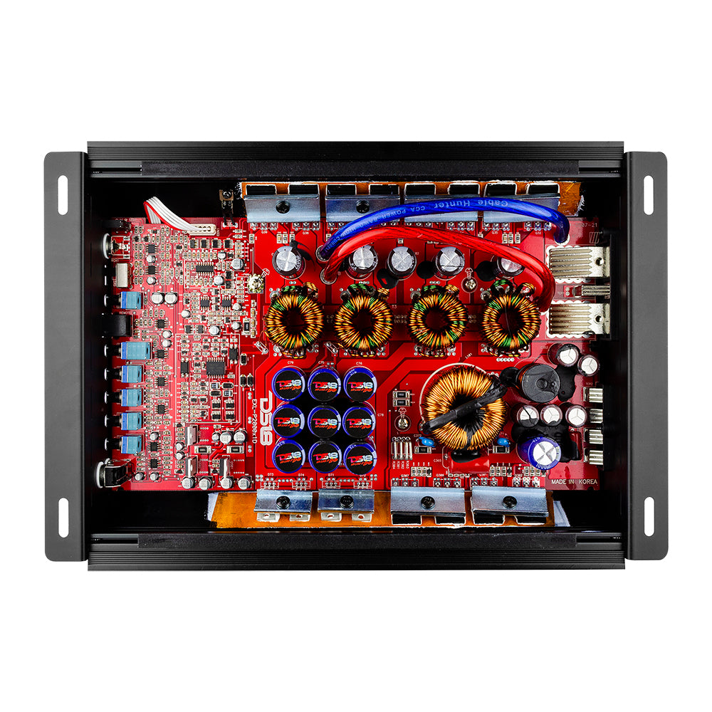DS18 EXL-P1500X1D 1-Channel Class D Car Amplifier 1500 Watts Rms 1