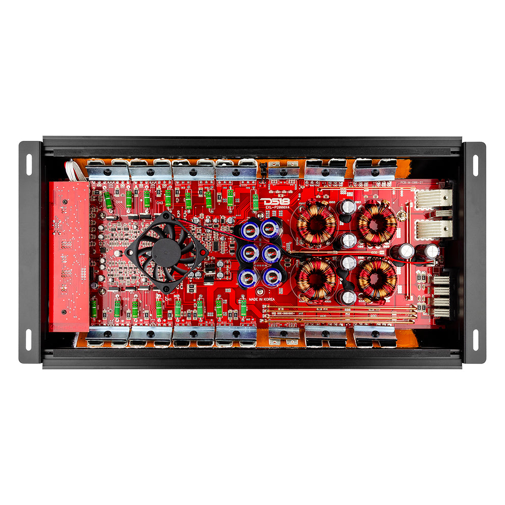 GEN-X Full-Range Class D 4-Channel Amplifier 4 x 700 Watts Rms @ 4-ohm