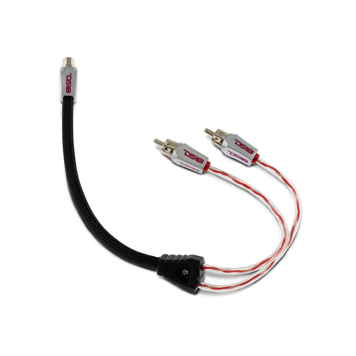 C2G 03181 Value Series One RCA Female to Two RCA Male Y-Cable, Black (6  Inches) : : Electronics