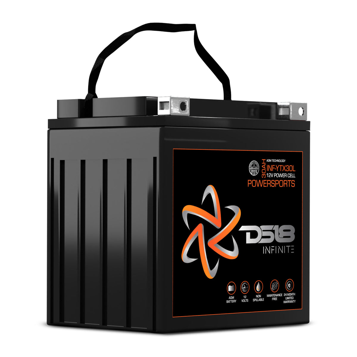 Professional 6-QW-45 12V 45Ah maintenance free car battery from