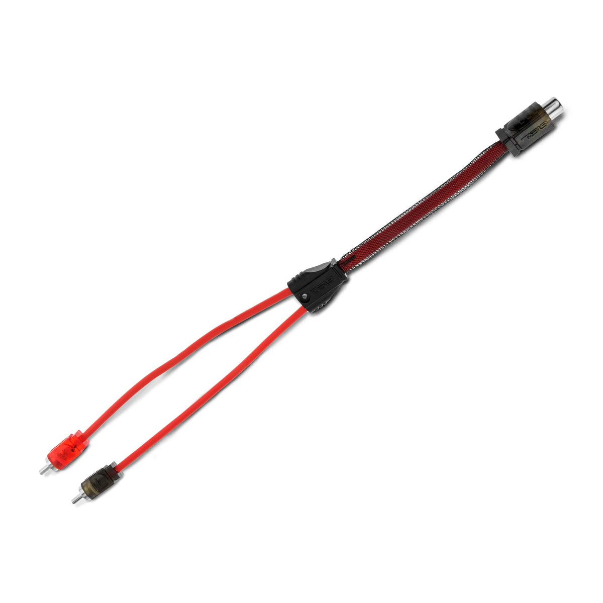 MyCableMart - Cable subwoofer de 1 cable de 18 AWG (1 RCA a 2 conexiones de  altavoz Pos/Neg)