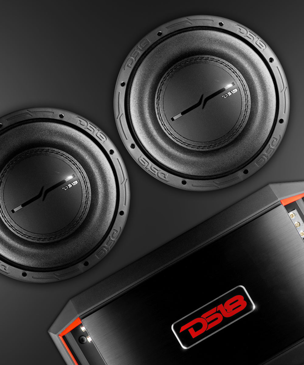 Bass Package - Pair of Subwoofer ZXI8.2D and Amplifier GEN-X1800.1D