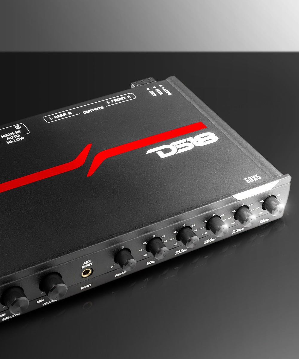 High Volt 5-Band Equalizer with High Level Input