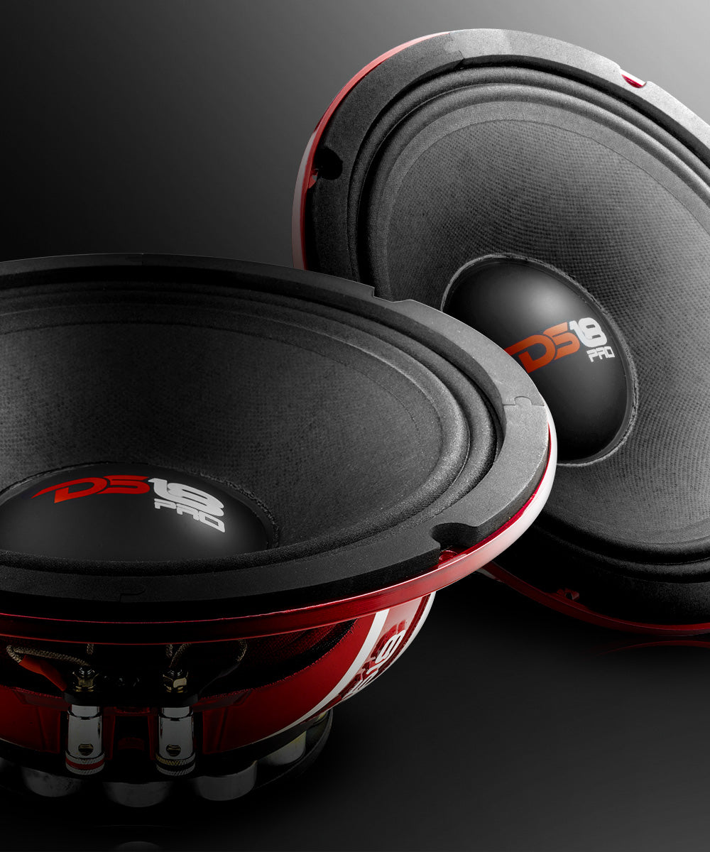 DS18 PRO 10 Neodymium Rings Mid-Range Loudspeaker 1000 Watts 4-Ohm  Midrange car audio stereo speakers