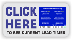 American Offshore Lead Times