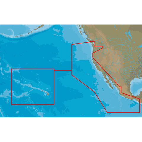 C-MAP 4D NA-D024 - USA West Coast & Hawaii - Full Content [NA-D024-FULL]