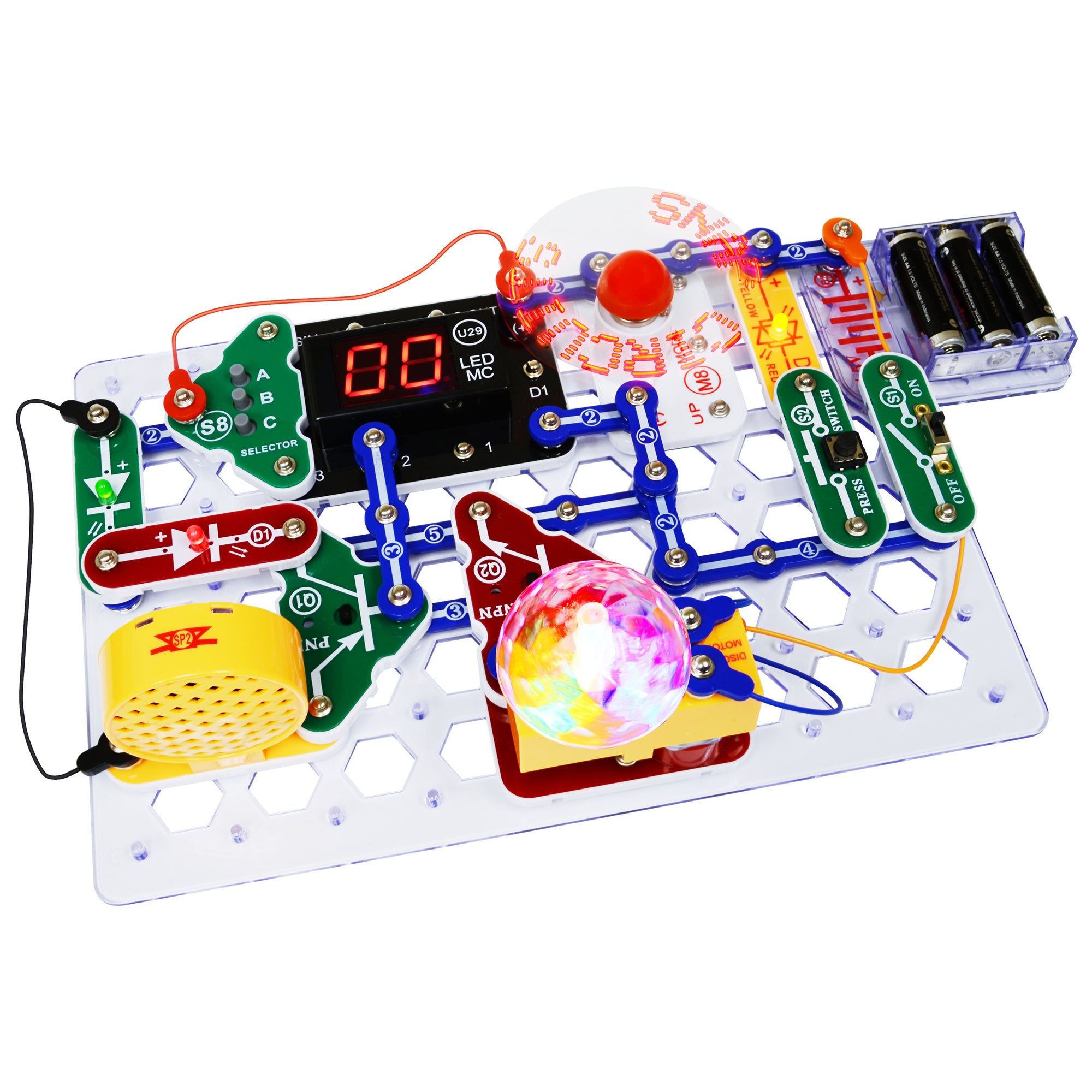 snap circuits arcade electronics exploration kit