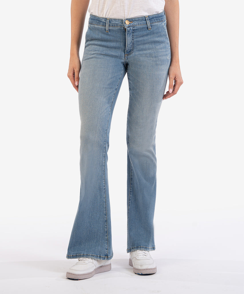 Ana High Rise Flare (Glamor Wash) - Kut from the Kloth