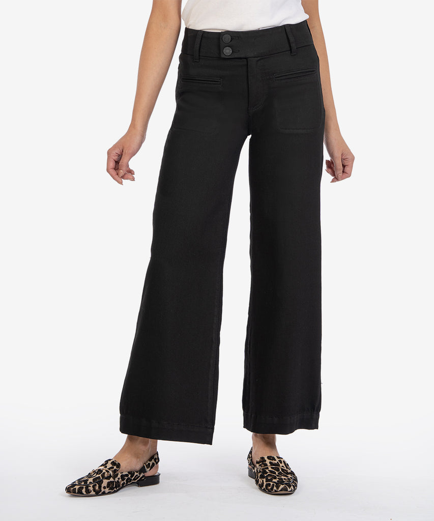 Meg Ponte High Rise Wide Leg Trouser - Kut from the Kloth