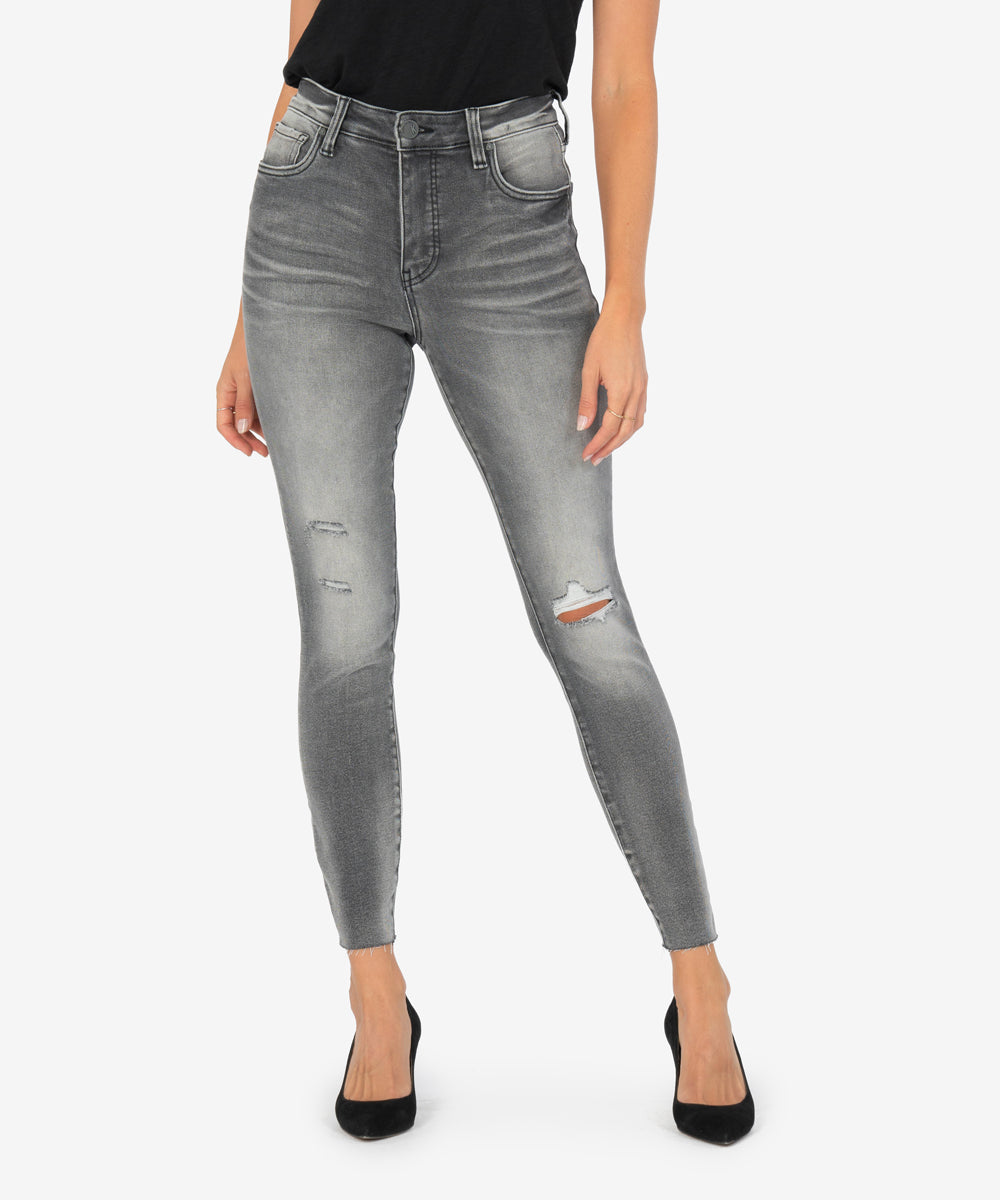 Image of Connie High Rise Fab Ab Slim Fit Ankle Skinny (Sustainable - Act Wash)