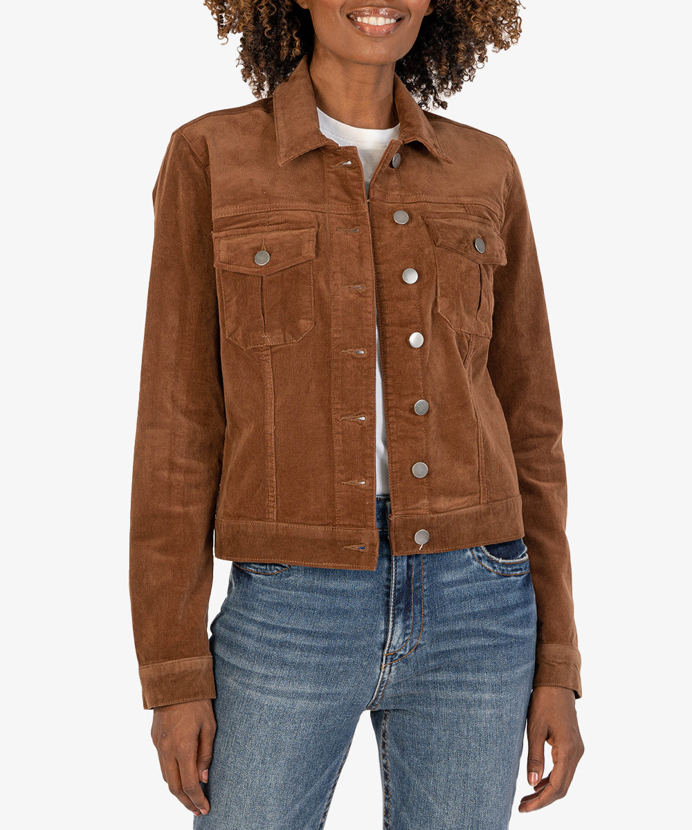 Image of Amelia Corduroy Jacket (Cognac)